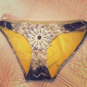 Wolves bikini bottom. Reverie pattern